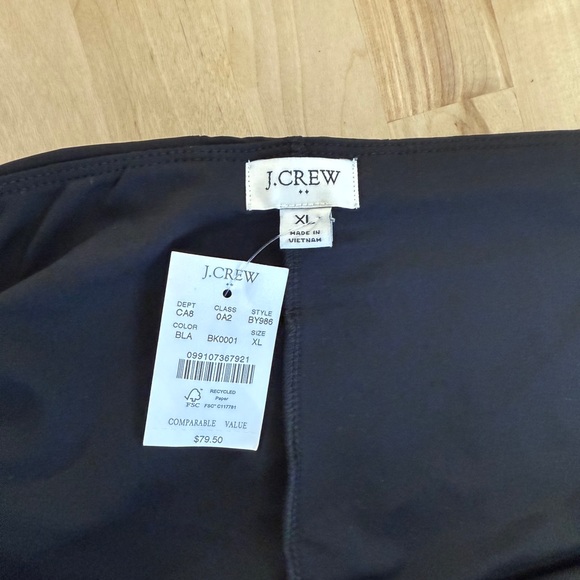 NEW - XL J. Crew Black Pleated Active Skort - Picture 4 of 7